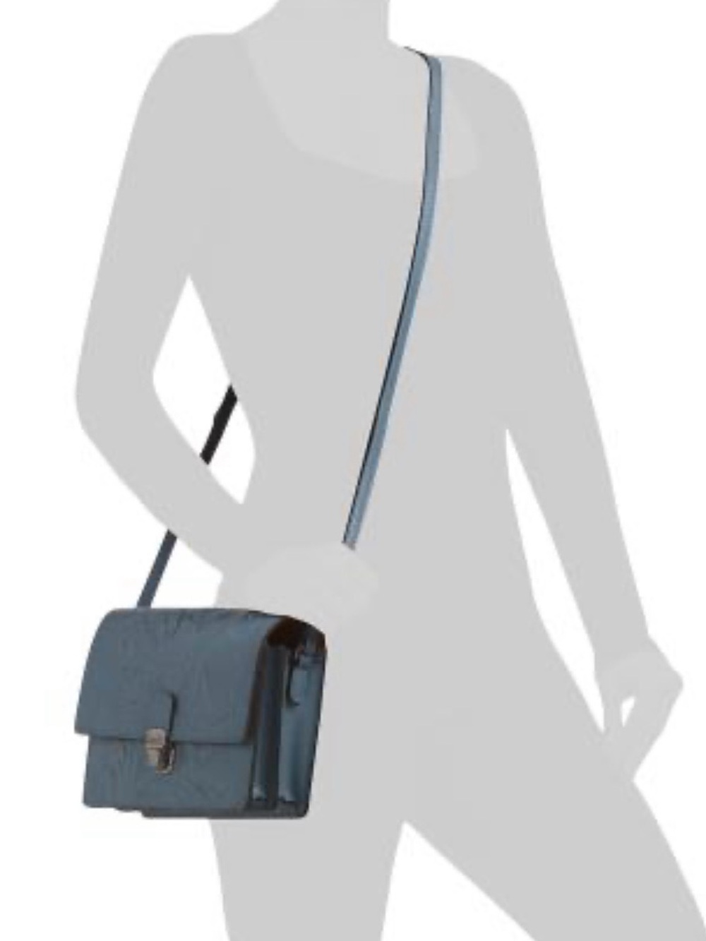 NWT Patricia Nash safflower blue Lanza crossbody bag - Picture 2 of 15